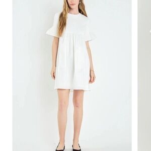 English Factory White Mini Dress